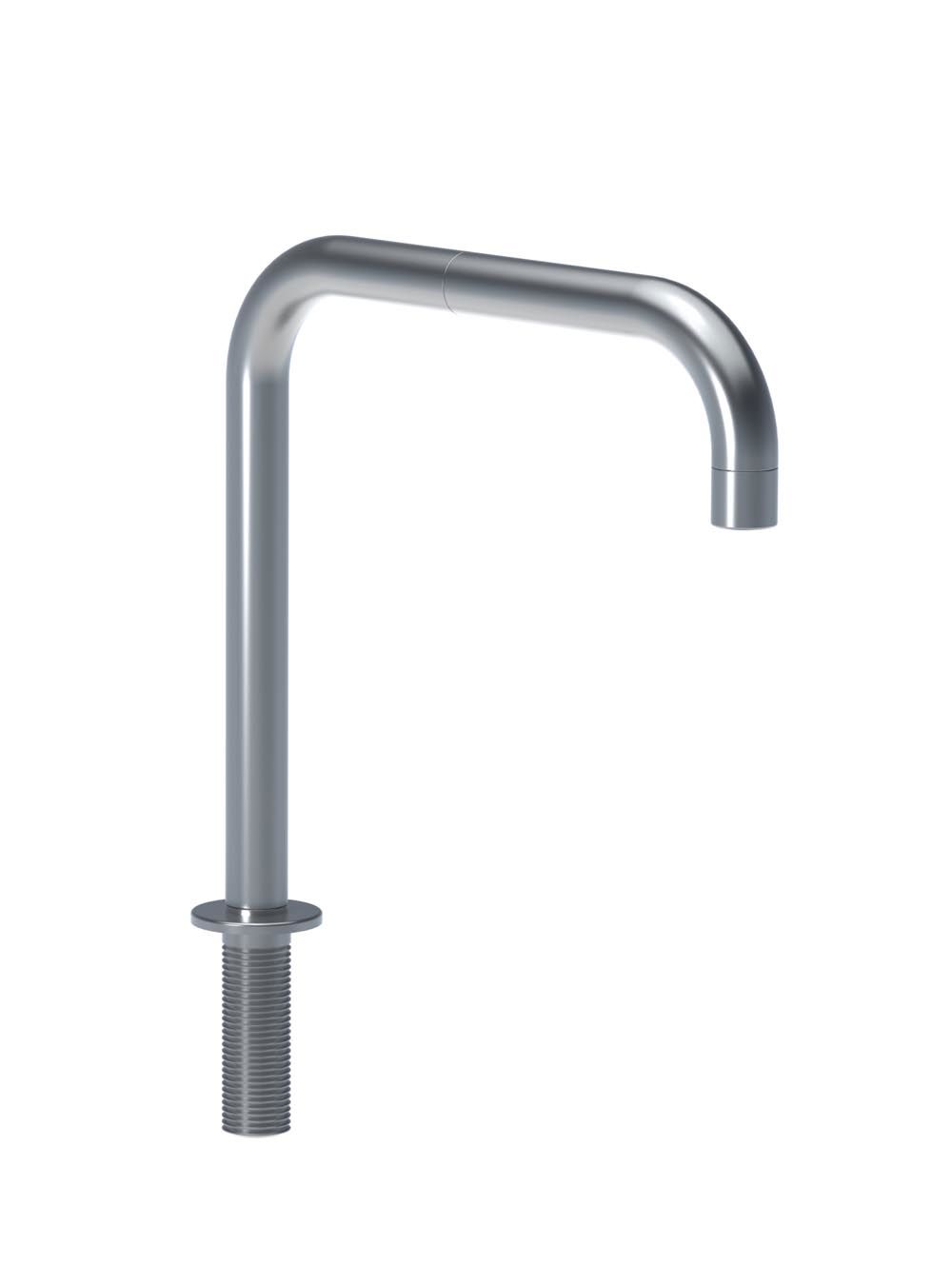 090: Double swivel spout.Height 210 mm. Hole cut out size: 22 mm.