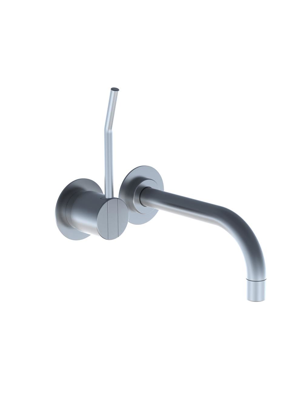 111L: One-handle build-in mixer with ceramic disc technology. 111LUP = Mixer 100. 111LAP = Handle NR28L, 1