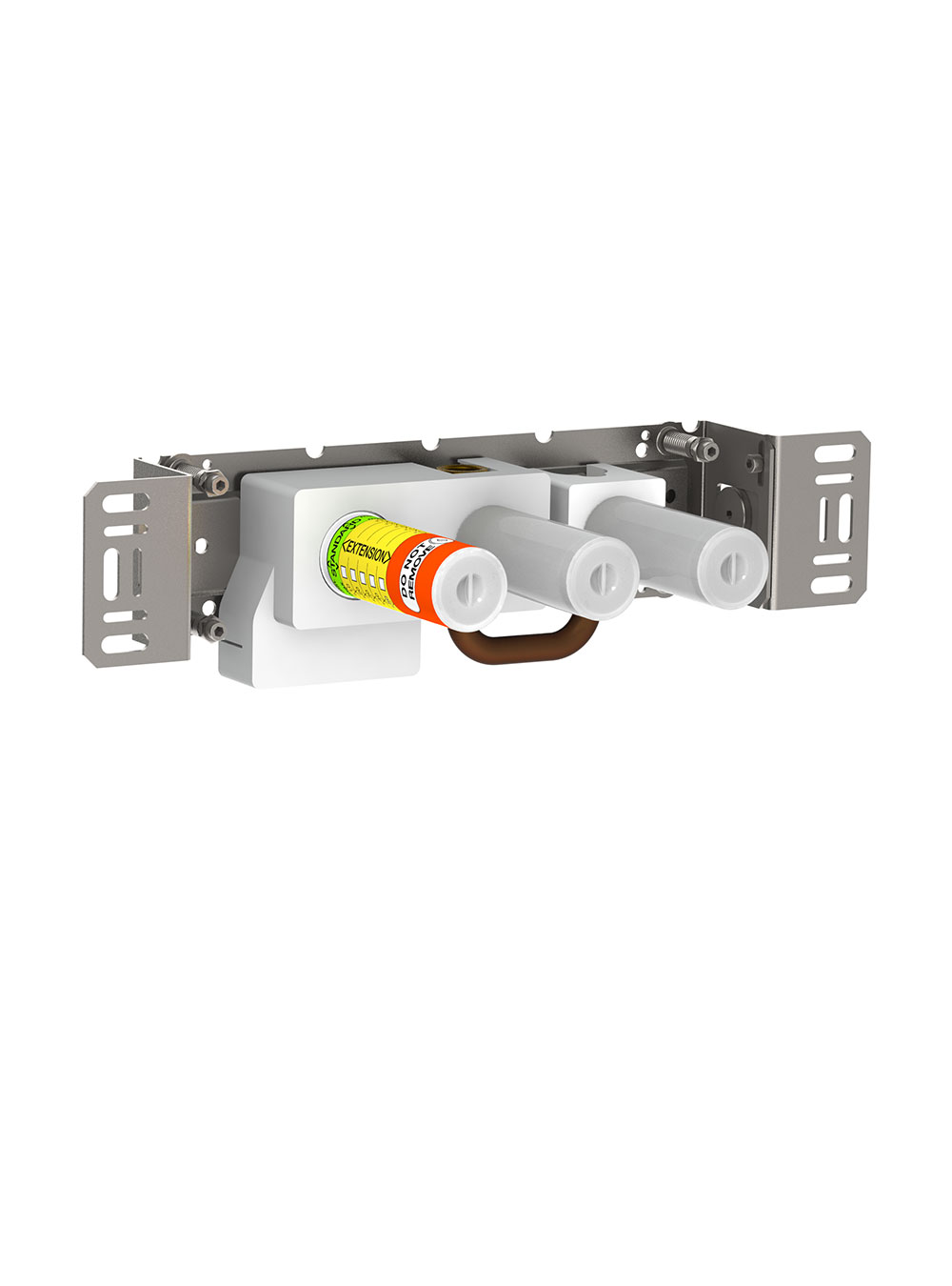 2400NV: One-handle build-in mixer for high flow, with diverter, with one fixed outlet socket. 
½" connec...