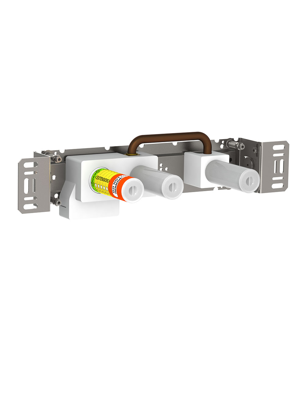 2400RV: One-handle build-in mixer with diverter, for bath filling and hand shower, with one fixed outlet...