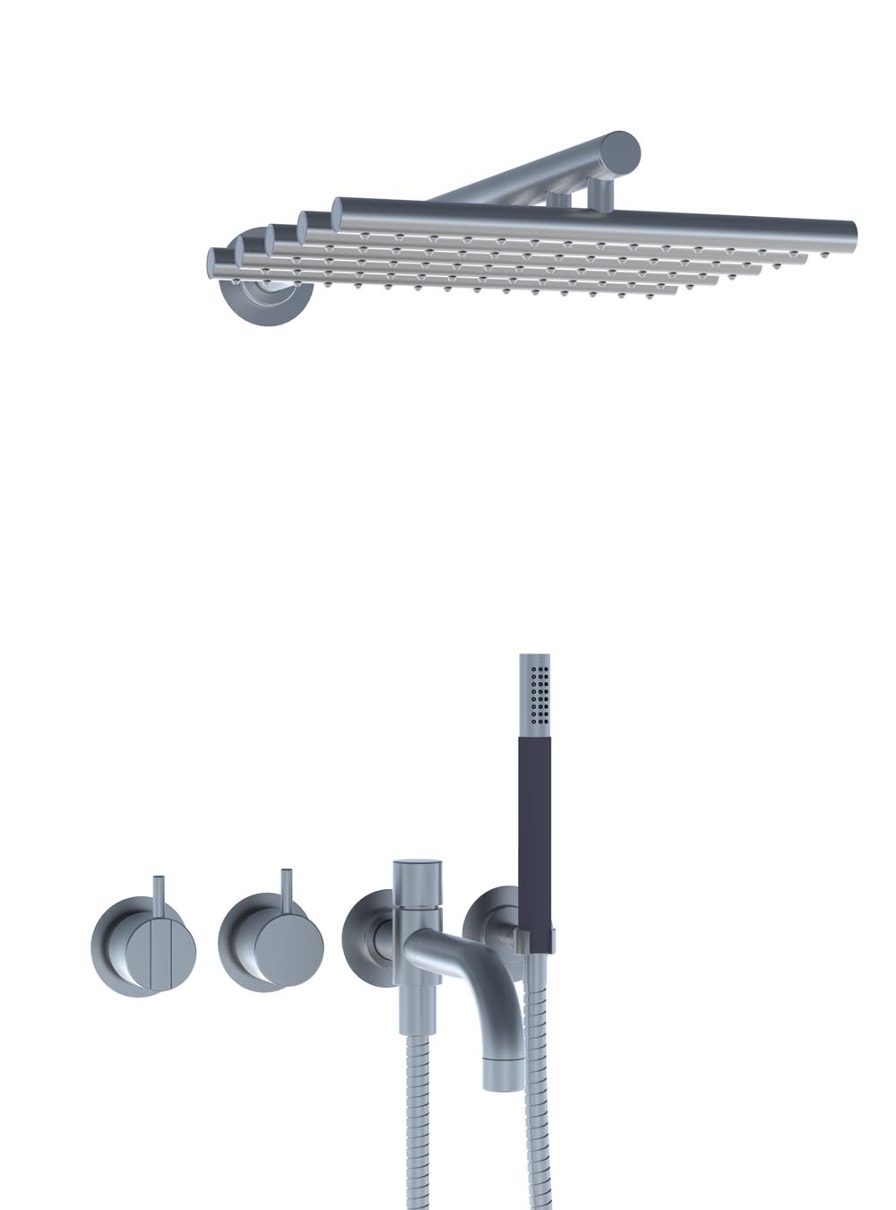 2441DT8-051: One-handle build-in mixer with ceramic disc technology and diverter.
2441DT8-051UP = Build-in mi...