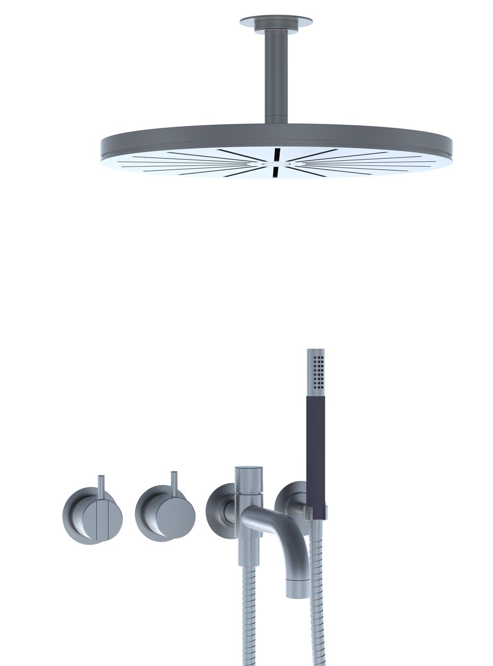 2441DT8-061A: One-handle build-in mixer with ceramic disc technology and diverter.
2441DT8-061AUP = Build-in m...
