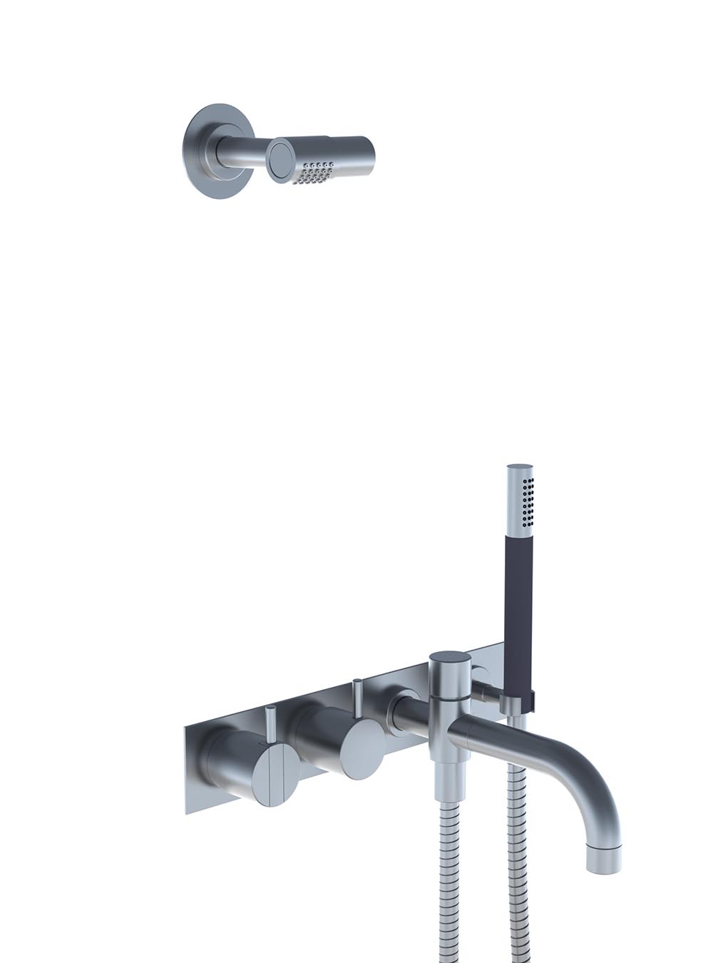 2444DT8-081: One-handle build-in mixer with ceramic disc technology and diverter.
2444DT8-081UP = Build-in mi...