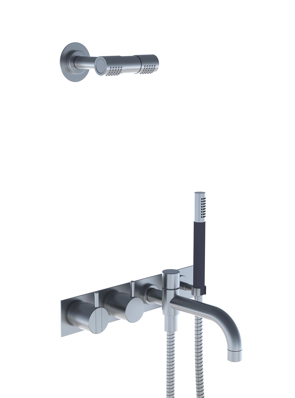 2444DT8-081D: One-handle build-in mixer with ceramic disc technology and diverter.
2444DT8-081DUP = Build-in m...