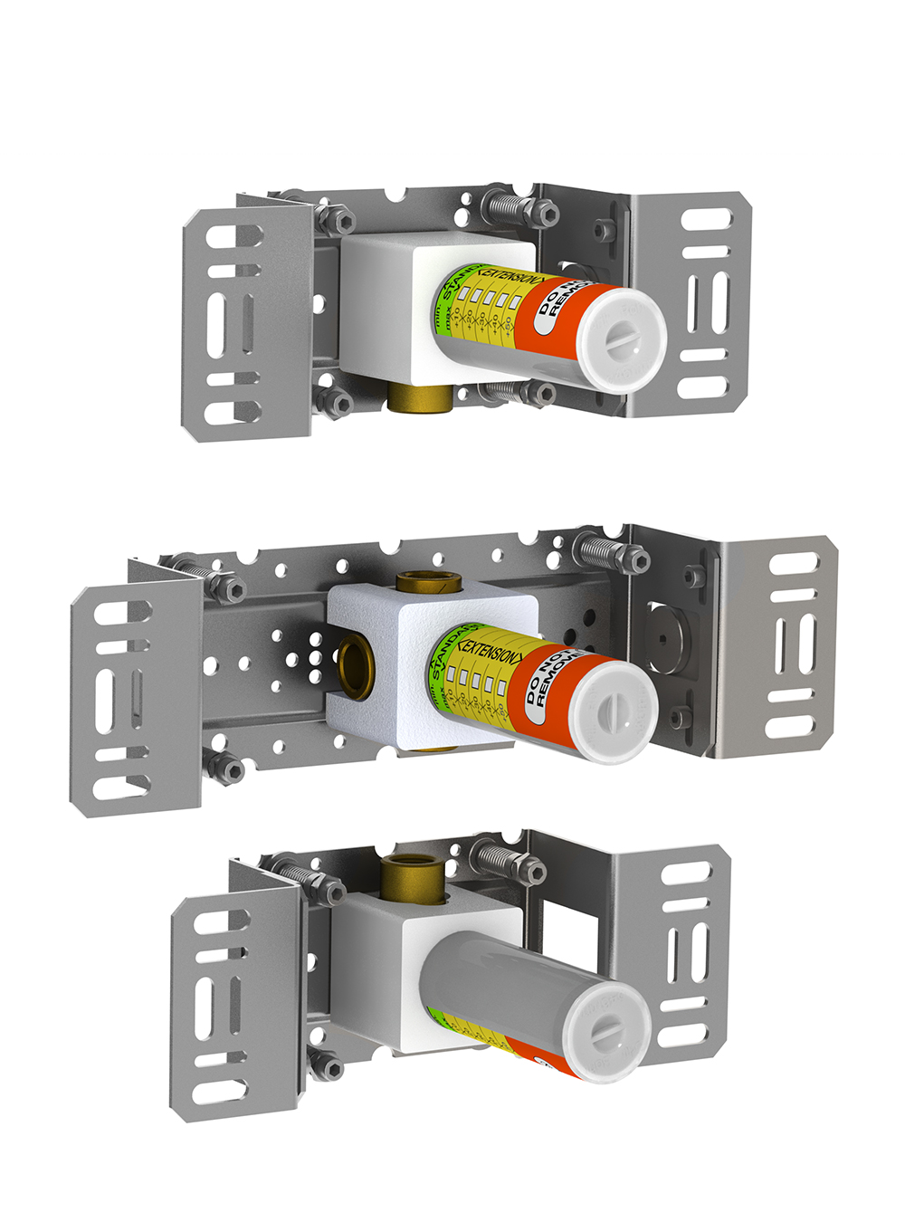 400D: Separate diverter. 
½" connection to copper, steel, iron or pex pipe work. 