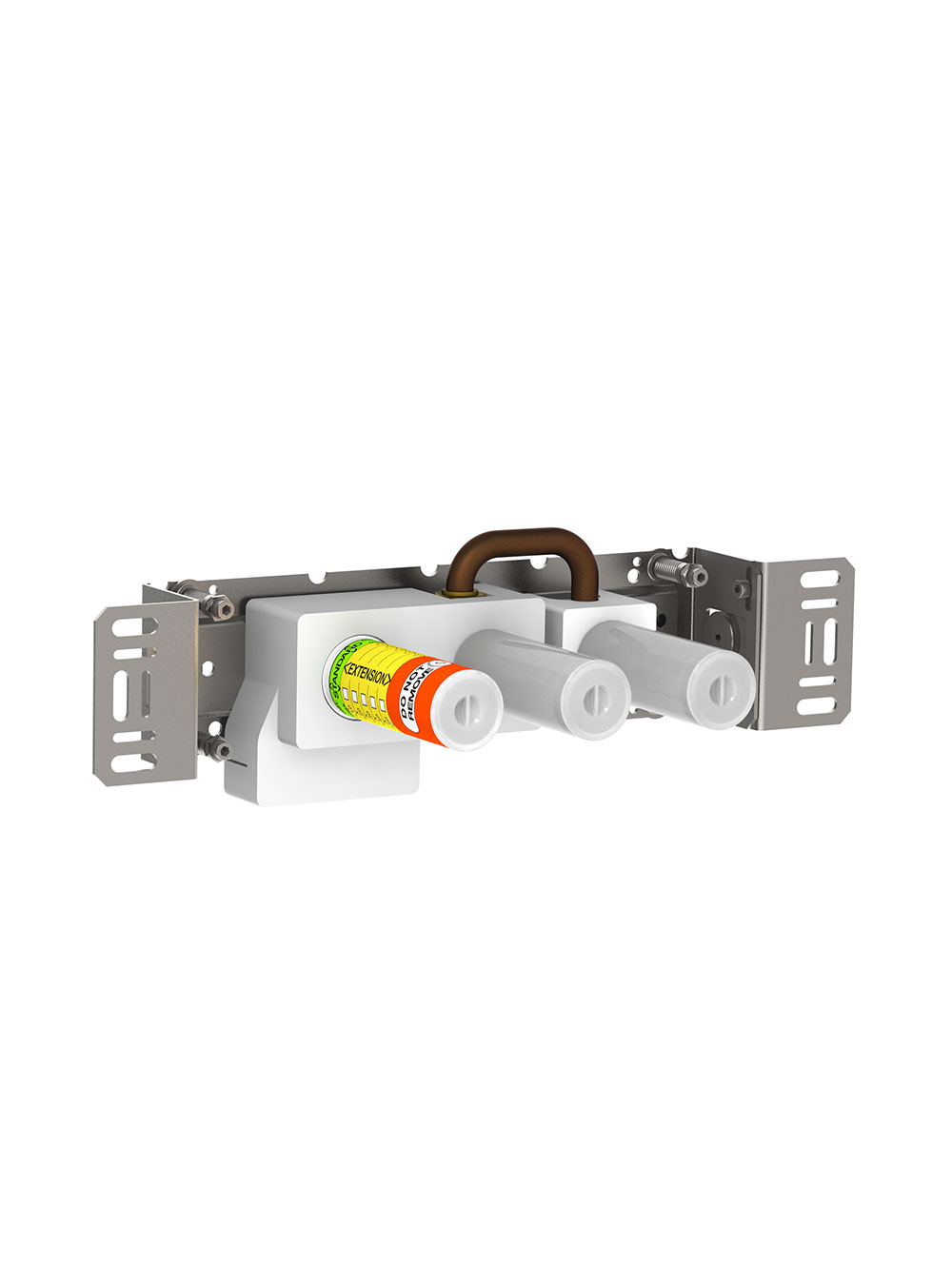 400TV: One-handle build-in mixer with diverter with one premounted outlet socket. 
½" connection to cop...