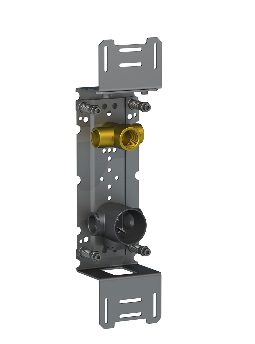 4300: Build-in valve with on-off sensor for ‘hands free’ operation for vertical installation.
Valve box fo