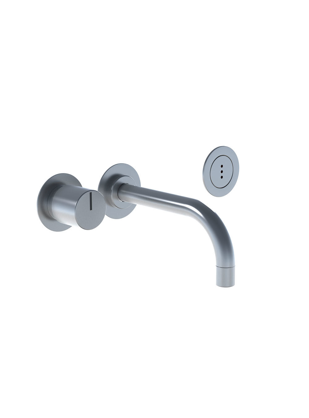 4911: Build-in basin mixer with on-off sensor for ‘hands free’ operation. Sensor aligned with wall. Valve 