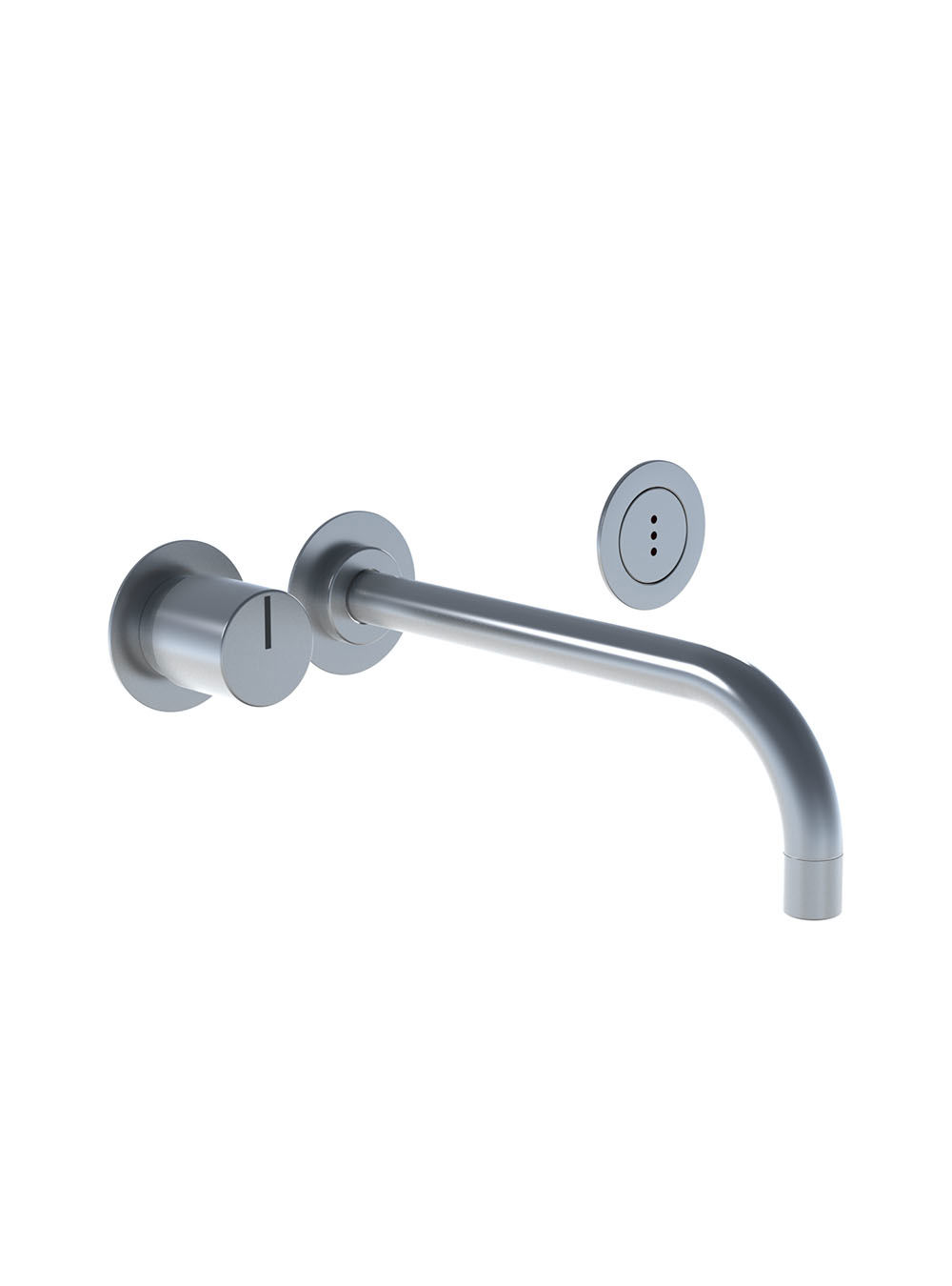 4921: Build-in basin mixer with on-off sensor for ‘hands free’ operation.Sensor aligned with wall. Valve b