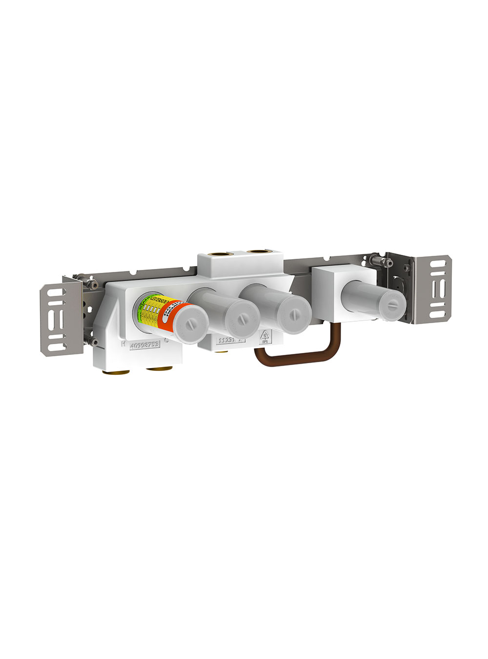 5400FVA3: Thermostatic mixer with 3-way diverter, one premounted outlet socket. 
¾" connection to copper,...