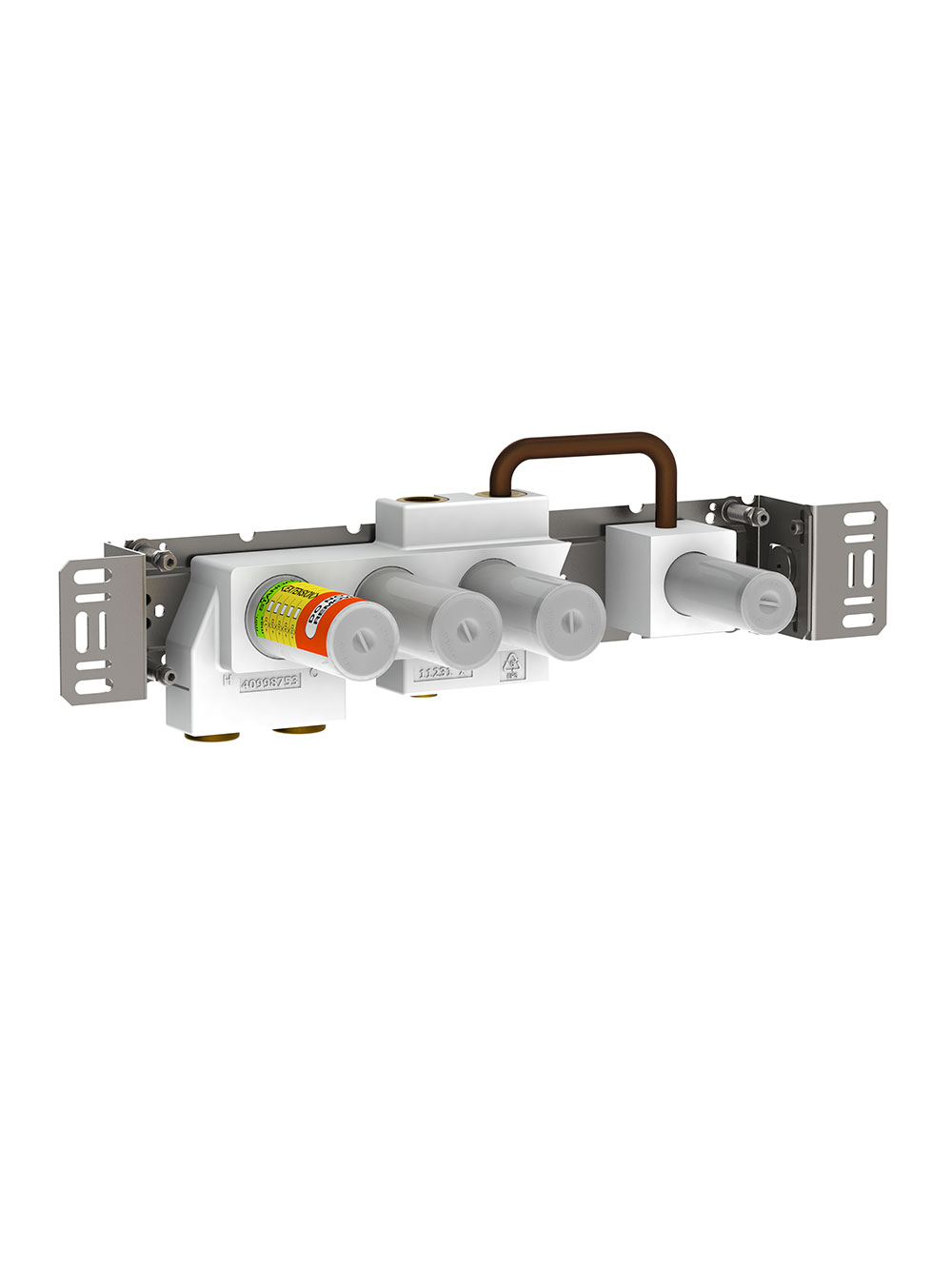 5400RVA3: Unterputzthermostat mit 3-Wege-Umstellung, mit einer fest montierten Auslaufmuffe. Anschluss ¾" I...