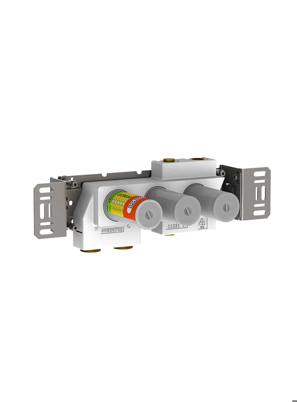 5400V: Cuerpo empotrado termostático.Conexión de ¾" para tubería de cobre, acero, hierro o poliestireno ext
