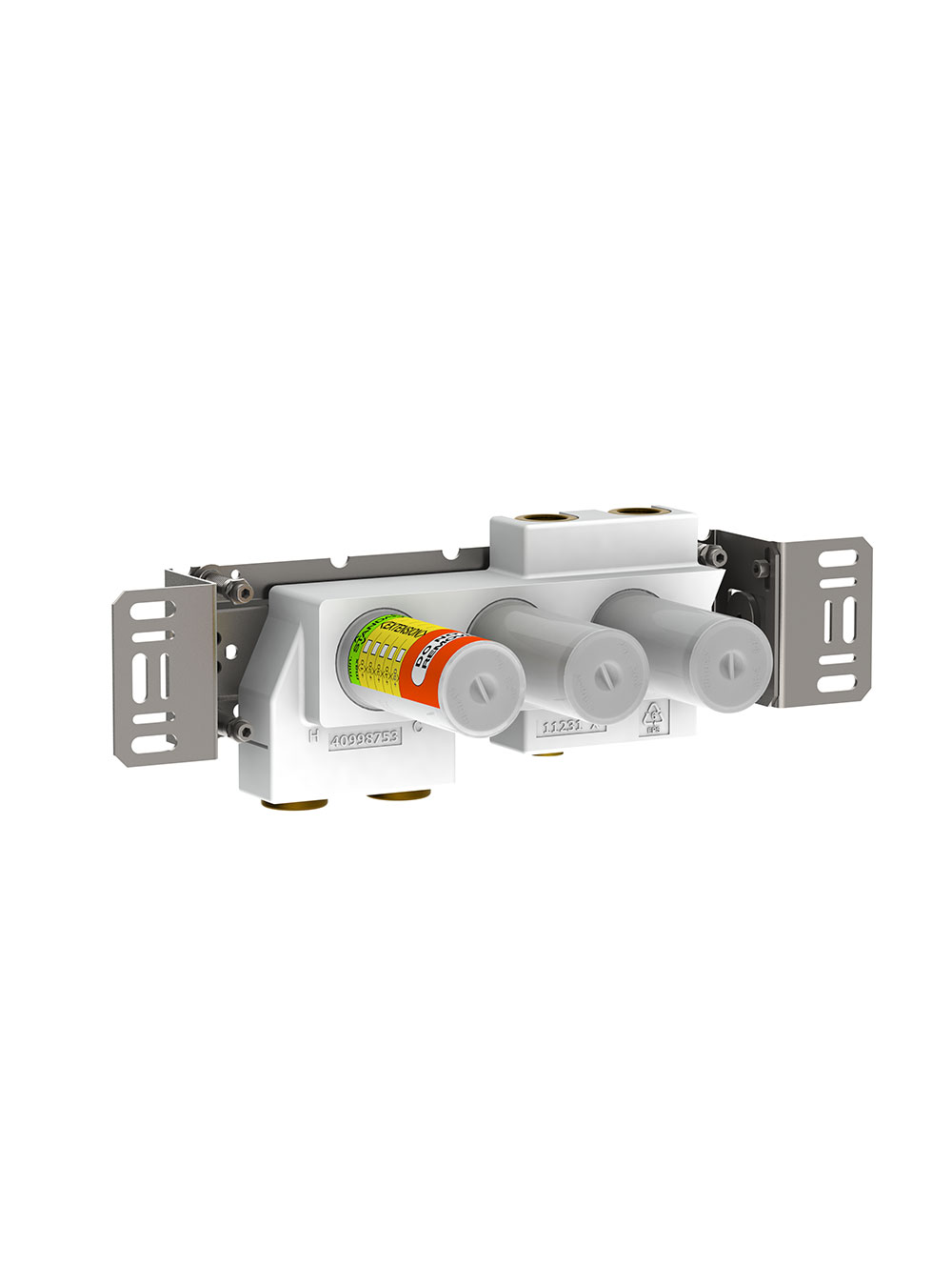 5400VA3: Thermostatic mixer with 3-way diverter.
¾" connection to copper, steel, iron or pex pipe work.