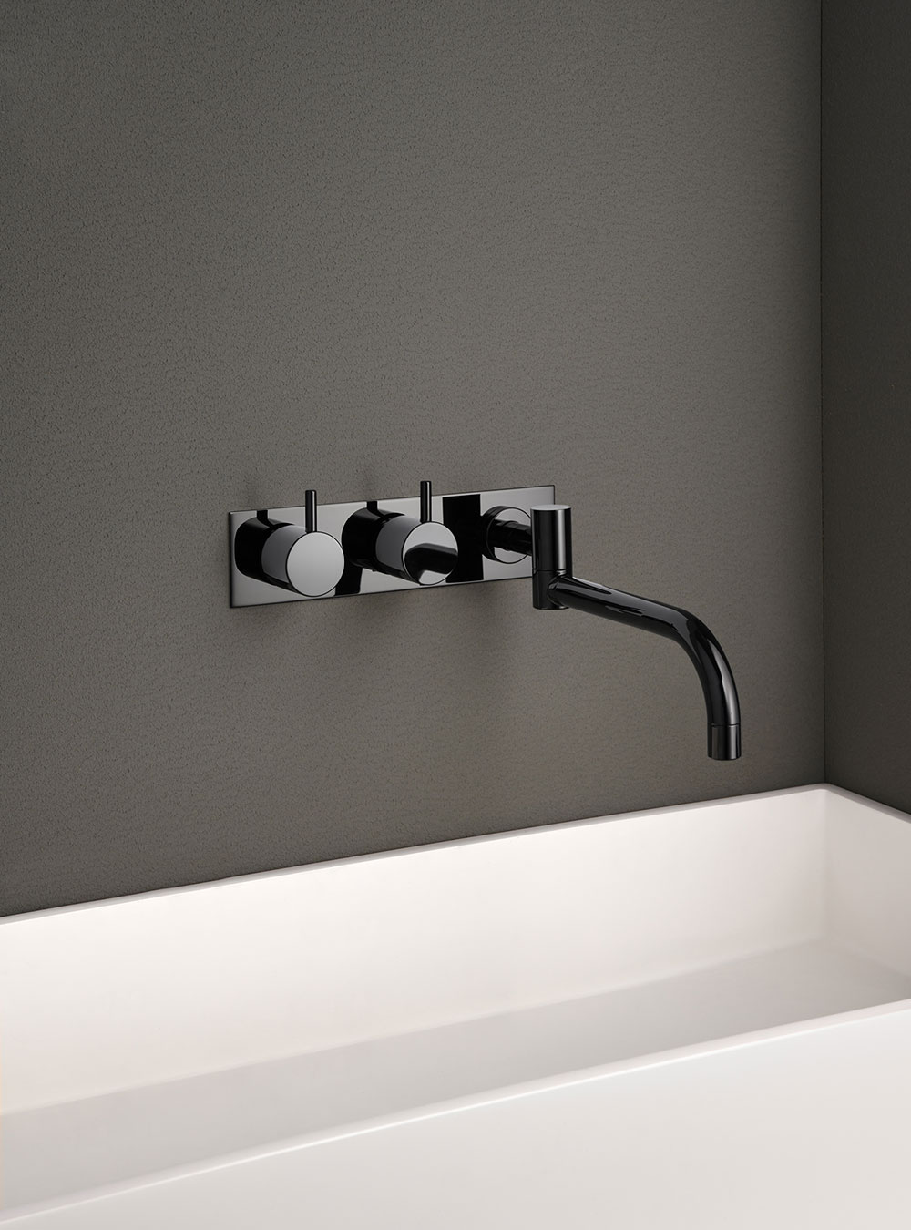 633K: Two-handle build-in mixer with ¼ turn ceramic disc technology.  	
633KUP = Mixer 600.					
633K...