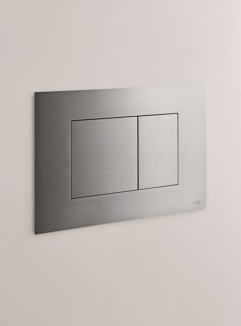 A85: Push plate for Geberit dual flush cistern model Sigma.
Minimum build-in depth 35 mm.