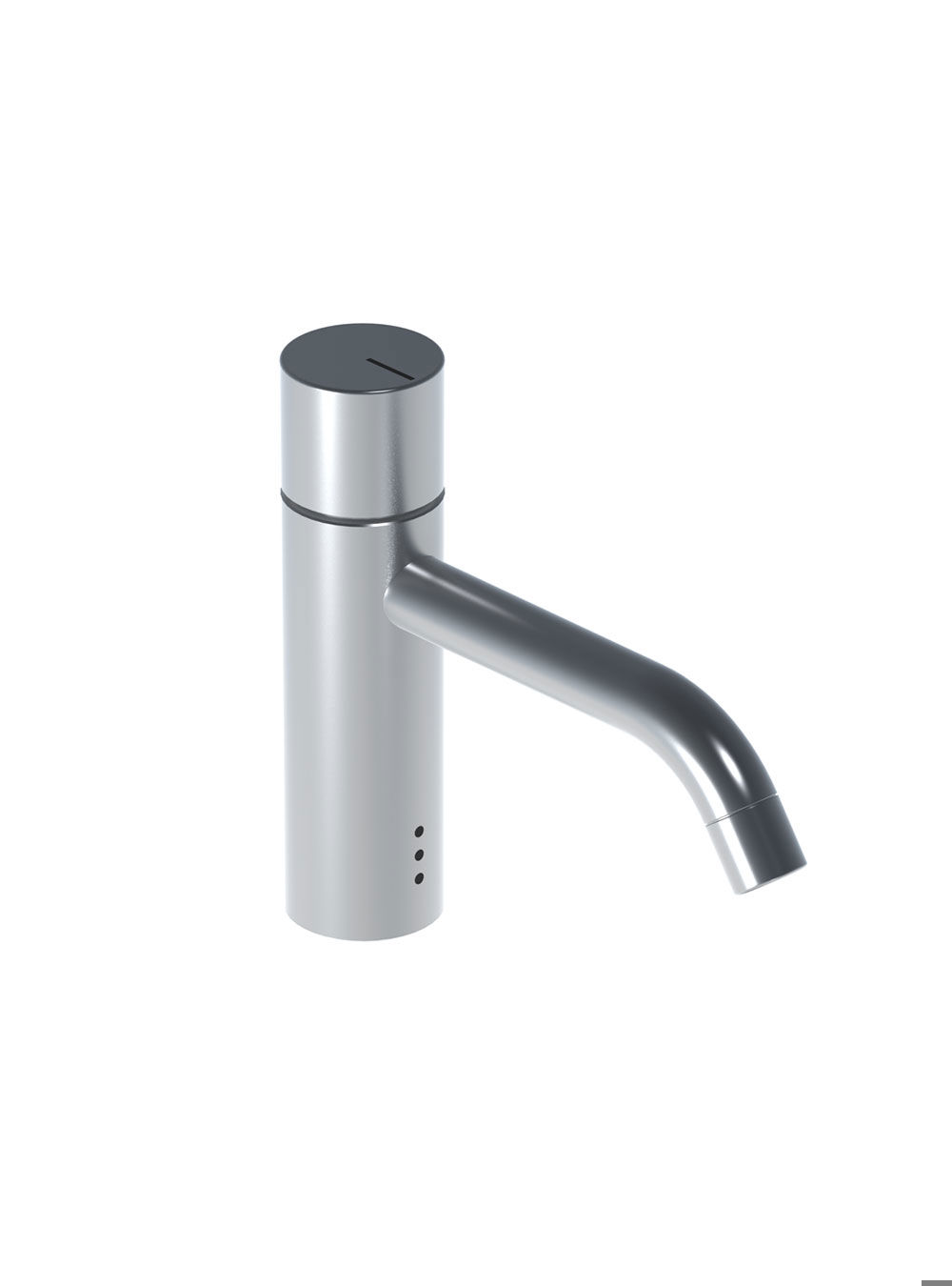 HV1E/150: Basin mixer with on-off sensor for ‘hands free’ operation with spout projection 150 mm.      The tem