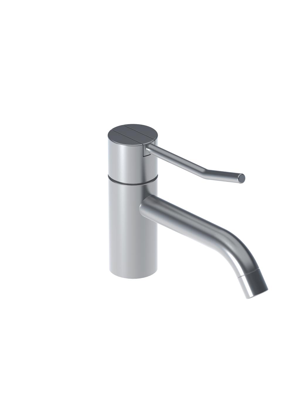 HV1L/150: One-handle mixer with ceramic disc technology with long lever, fixed spout 150 mm, with water sav...