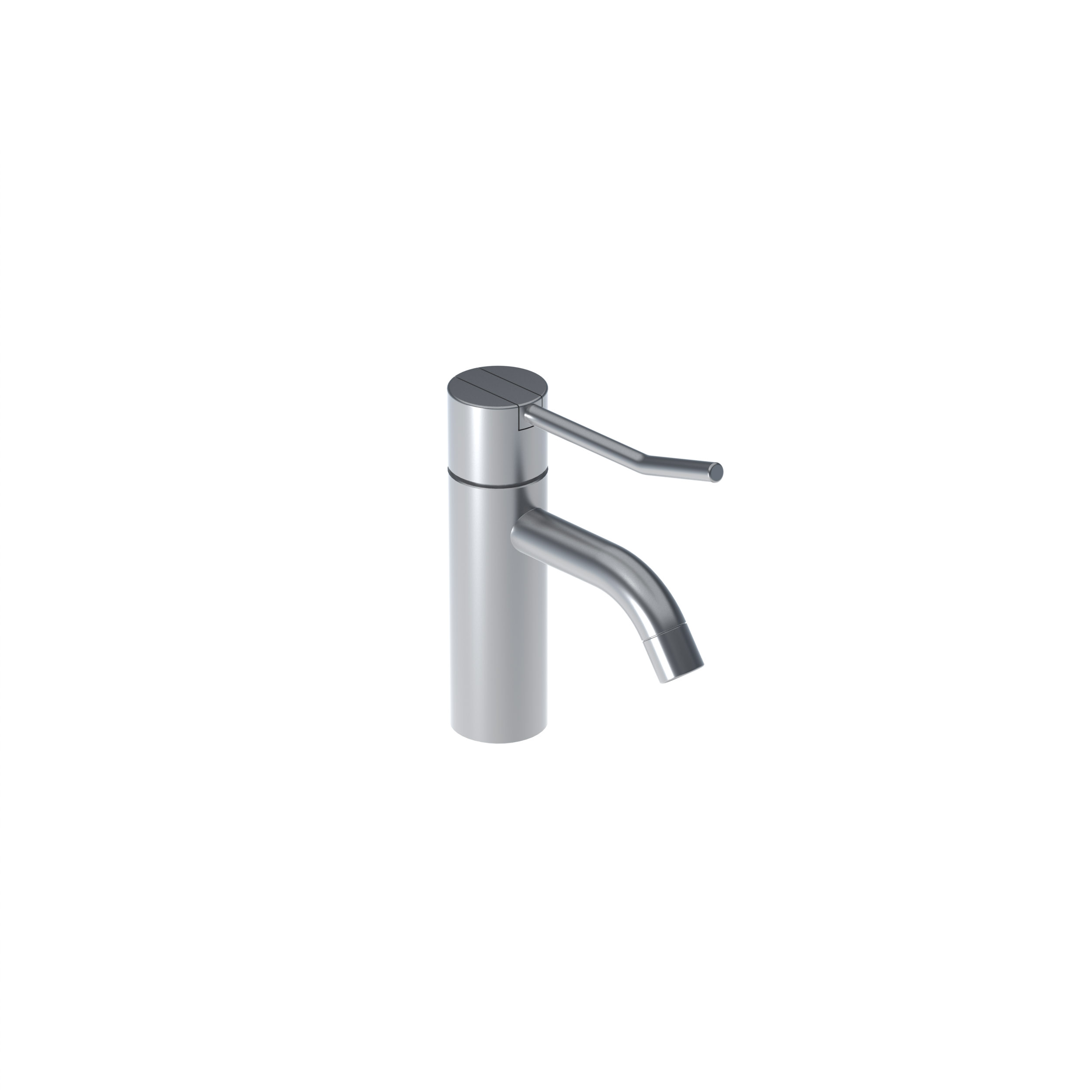 HV1L+30: One-handle mixer with long lever, ceramic disc technology, height 150 mm, fixed spout with water...