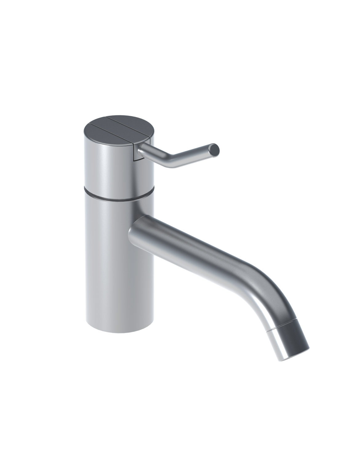 HV1M/150: One-handle mixer with ceramic disc technology with medium lever, fixed spout 150 mm, with water s...