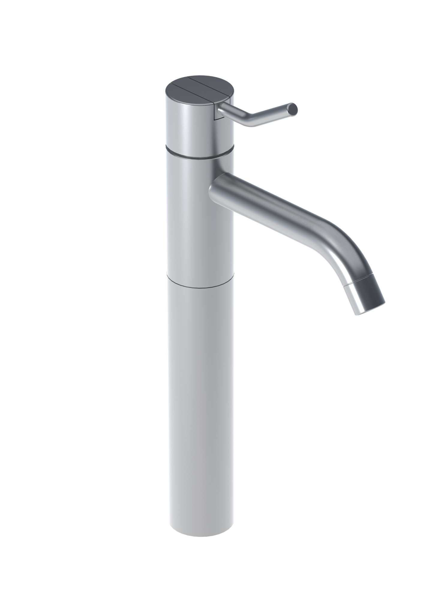 HV1M+170/150: One-handle mixer with ceramic disc technology, height 290 mm, with medium lever and fixed spout 1...