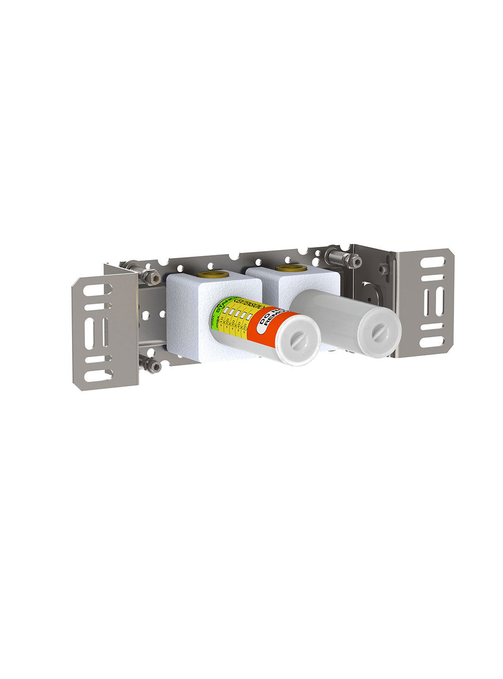 S40V: Build-in double stop valve, ½". ½" connection to copper, steel, iron or pex pipe work.