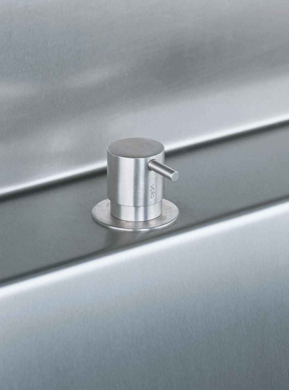 S50: Robinet d’arrêt sur plan, tête céramique à ¼ de tour, levier de commande 25 mm, option 60 mm (M)...
