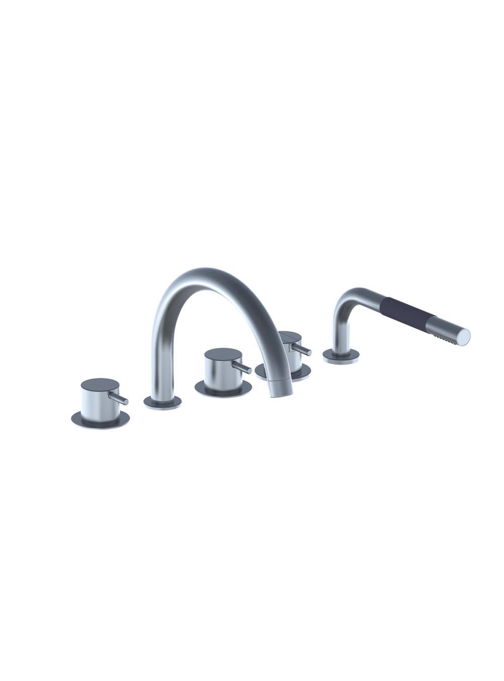 SC13: Two-handle mixer S50DH + S50D with swivel spout 090E, one-handle mixer with hand shower 500T1.