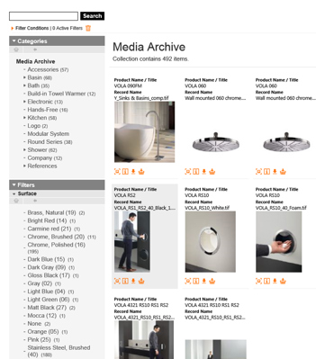 Media library