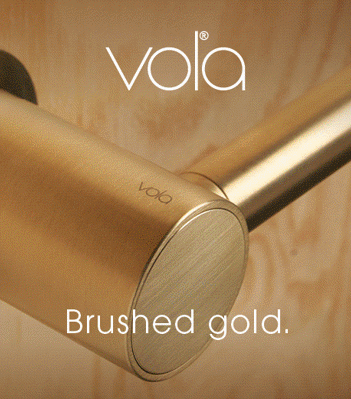 VOLA online Brushed gold Adverts 2020